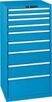 Schubladenschrank H1450xB717xT725 2x75/100/150/200 1x300 lichtblau VA.75kg Code