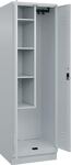 Putzmittelschrank Classic PLUS H1950xB600xT500mm m.Sockel lichtgrau C+P