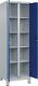 Wäscheschrank Classic Classic H1950xB600xT500mm STA grau/blau Anz.Abt.2 m.Füßen