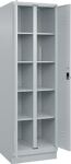Wäscheschrank Classic H1950xB600xT500mm STA lichtgrau Anz.Abt.2 m.Sockel C+P
