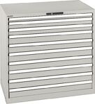 Schubladenschrank H1000xB1023xT725mm grau 1x50,2x75,7x100mmSchubl.Volla.CodeLock