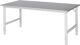 Arbeitstisch B2000xT1000xH760-1080mm Arbeitsplatte Stahlbl.Gestell lichtgrau RAU