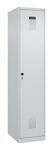 Garderobenschrank Evolo PLUS Bodengleiter 400mm lichtgrau/lichtgrau 1 Abt.C+P