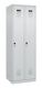 Garderobenschrank Evolo PLUS Bodengleiter 600mm lichtgrau/lichtgrau 2 Abt.C+P
