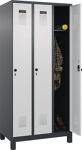 Garderobenschrank Evolo PLUS Füße 900mm Farbwahl/Farbwahl 3 Abt.C+P