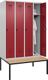 Garderobenschrank Evolo PLUS Gestell 1200mm Farbwahl/Farbwahl 4 Abt.C+P