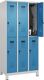 Garderobenschrank Evolo PLUS Füße 900mm Farbwahl/Farbwahl 6 Abt.C+P
