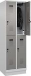 Garderobenschrank Evolo PLUS Sockel 600mm Farbwahl/Farbwahl 4 Abt.C+P