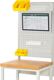 Aufbaugestell B750xT350xH1130mm lichtgrau,RAL7035 Kompletts.02 RAU
