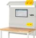 Aufbaugestell B1250xT350xH1130mm lichtgrau,RAL7035 Kompletts.02 RAU