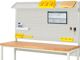 Aufbaugestell B2000xT350xH1130mm lichtgrau,RAL7035 Kompletts.02 RAU