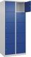 Fächerschrank H1850xB800xT500mm Bodengleiter Anz.Fächer2x5 lichtgrau/enzianblau