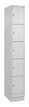 Fächerschrank Evolo PLUS 300mm Sockel lichtgrau 1x5 C+P