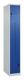 Garderobenschrank Classic PLUS Bodengleiter 300mm lichtgrau/enzianblau 2 Abt.C+P