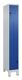 Garderobenschrank Classic PLUS Füße 300mm lichtgrau/enzianblau 2 Abt.C+P