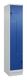 Garderobenschrank Classic PLUS Sockel 400mm lichtgrau/enzianblau 2 Abt.C+P