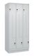 Garderobenschrank Classic PLUS Sockel 900mm lichtgrau/lichtgrau 6 Abt.C+P