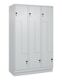Garderobenschrank Classic PLUS Sockel 1200mm lichtgrau/lichtgrau 6 Abt.C+P