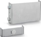 Distanzhalter f.Gitterrückwand H.150mm verz.VOM HOFE