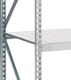 Fachboden B1400xT1050mm Trgf.600kg Stahlpaneel silber verz.f.Weitspannregal META