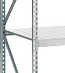 Fachboden B2600xT800mm Trgf.600kg Stahlpaneel silber verz.f.Weitspannregal META