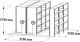 Rollregal Multibloc Industrie Variante C 60 lfd.m T.400mm silber verz.