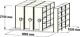 Rollregal Multibloc Industrie Variante D 84 lfd.m T.400mm silber verz.