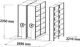 Rollregal Multibloc Archiv Variante A 60 lfd.m T.300mm lichtgrau pulverbesch.