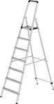 Stufenstehleiter 7 Stufen Alu.Gesamt-H.2250mm Stufen-Holmverb.geschraubt MUNK