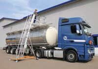 Tankwagenleiter Typ 1 Alu.H5400xL3160xB2000mm Plattform-H.2970-4300mm MUNK