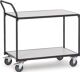 Tischwagen 2 Ladeflächen L1000xB600mm schiefergrau Trgf.300kg elekt.leitfähig
