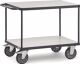 Tischwagen 2 Ladeflächen L1000xB600mm schiefergrau Trgf.600kg elekt.leitfähig