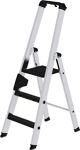 Stufenstehleiter 3 Stufen Alu.Gesamt-H.1340mm m.clip-step R13-Auflage MUNK