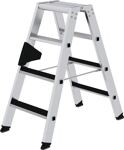 Stufenstehleiter Stufen Alu.Gesamt-H.910mm m.clip-step Auflage MUNK
