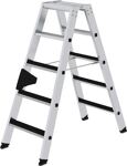 Stufenstehleiter Stufen Alu.Gesamt-H.1140mm m.clip-step Auflage MUNK