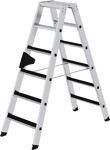 Stufenstehleiter Stufen Alu.Gesamt-H.1380mm m.clip-step Auflage MUNK