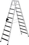Stufenstehleiter Stufen Alu.Gesamt-H.2320mm m.clip-step Auflage MUNK
