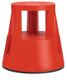 Rollhocker Ku. rot, NW-Nr.: 9000460141 Trgf.150kg, H.410mmxD.oben/unten 283/433mm  