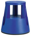 Rollhocker Ku. blau, NW-Nr.: 9000460142 Trgf.150kg, H.410mmxD.oben/unten 283/433mm  