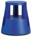 Rollhocker Ku. blau, NW-Nr.: 9000460142 Trgf.150kg, H.410mmxD.oben/unten 283/433mm  