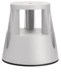 Rollhocker Ku. lichtgrau, NW-Nr.: 9000460143 Trgf.150kg, H.410mmxD.oben/unten 283/433mm  