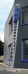 Schiebeleiter Alu.Sprossen 2x20 Arbeits-H.b.ca.11400mm m.Traverse MUNK