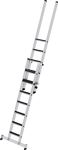 Schiebeleiter Alu.Stufen1x7+1x5 Arbeits-H.b.ca.3850mm Trittauflage clip-stepR13