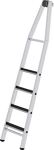Leiteroberteil 4 Stufen Alu.Modul f.Glasreinigerleiter clipstepR13 MUNK