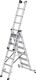 Stufen-Mehrzweckl. Alu.Stufen 3x6 gerif. Arbeits-H.b.ca.5200mm Traversenbr.930mm