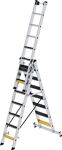 Stufen-Mehrzweckleiter Alu.Stufen 3x7 Arbeits-H.b.ca.6100mm Traversen-B.930mm