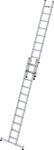 Schiebeleiter Alu.Stufen 1x11+1x10 Arbeits-H.b.ca.6200mm gerif. Stufen 19,3kg