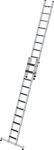 Schiebeleiter Alu.Stufen 1x11+1x10 Arbeits-H.b.ca.6200mm clip-step R13 Auflage