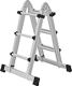 Teleskopleiter Alu.4x3 Sprossen max.Gesamtbelastung 150kg MUNK