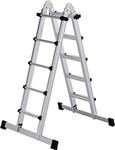 Teleskopleiter Alu.4x5 Sprossen max.Gesamtbelastung 150kg MUNK